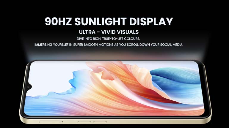 Oppo A59 5G smartphone 90Hz Sunlight Display