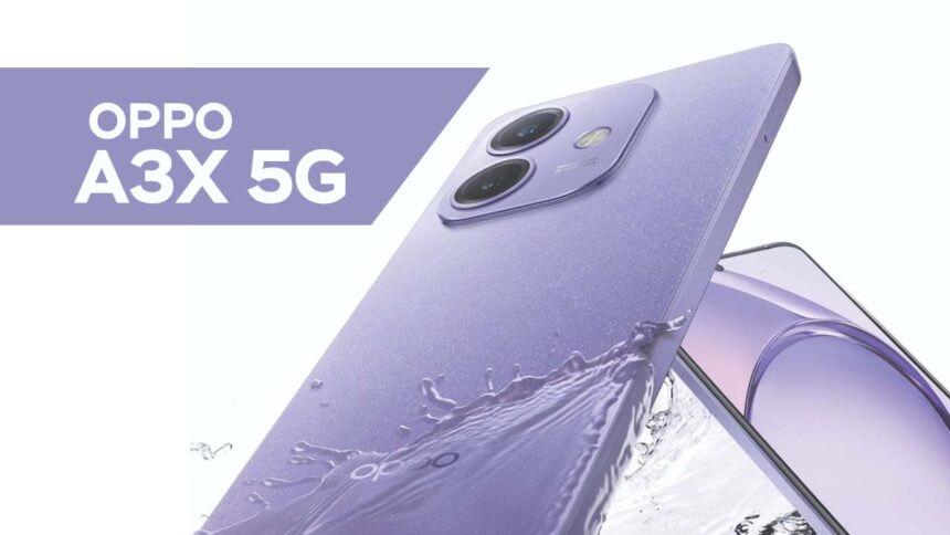 OPPO A3x 5G - जब 5G का धमाल मिले 5,100mAh बैटरी और 45W SUPERVOOC चार्जिंग